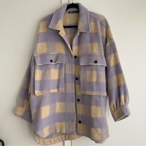 Zara purple Shacket